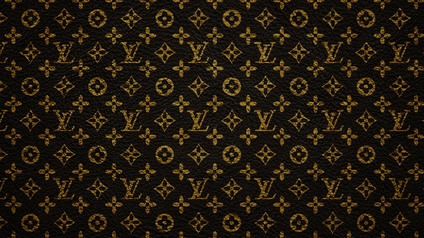 Louis Vuitton Pattern Wallpaper for Desktop 1366x768