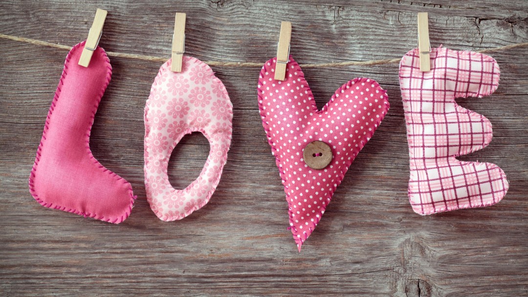 Love Letters Clothespin Wallpaper for Social Media Google Plus Cover