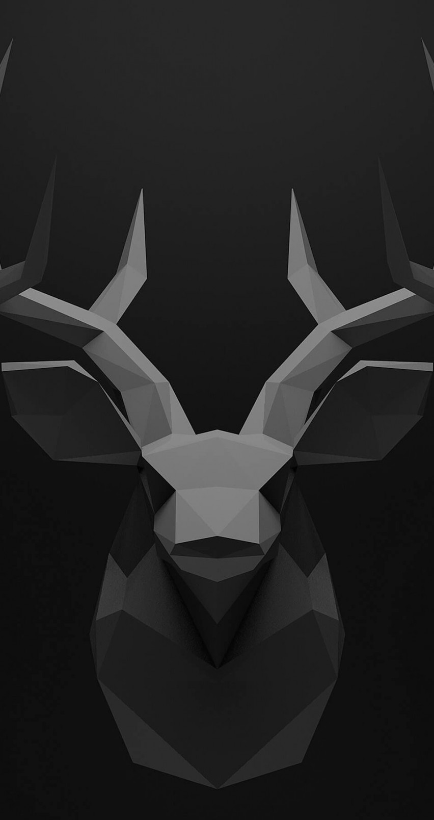 Low Poly Deer Head Wallpaper for Apple iPhone 6 / 6s