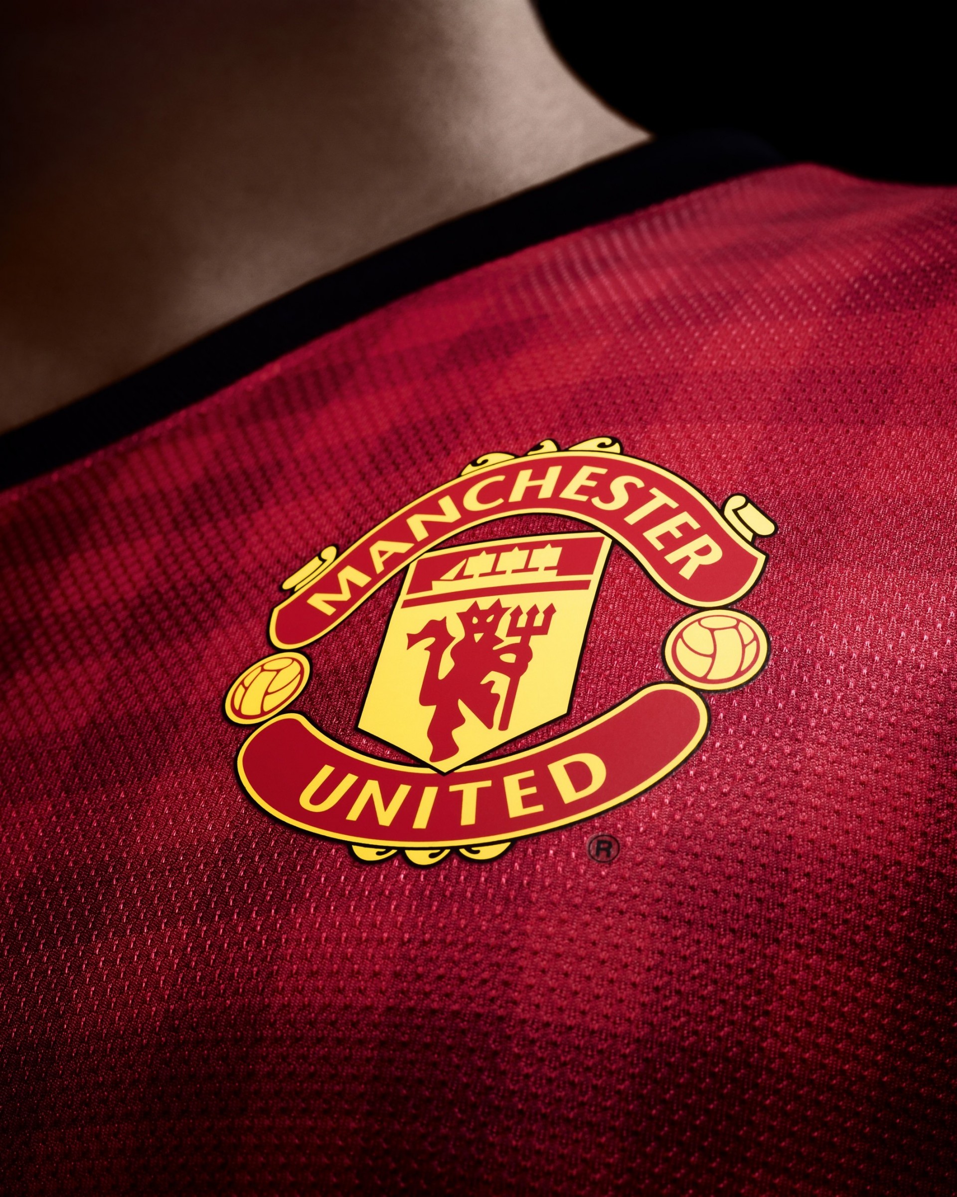 Manchester United Logo Shirt Wallpaper for Google Nexus 7