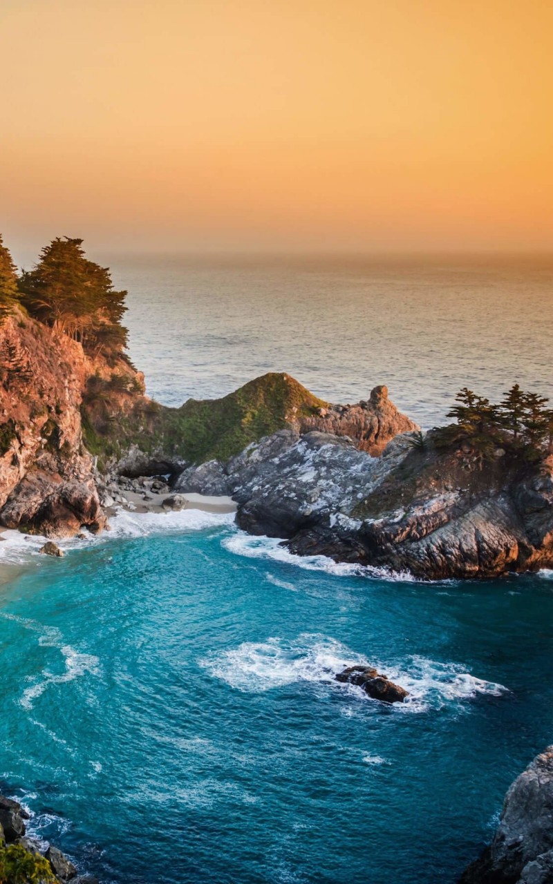 McWay Falls in Big Sur, California, USA Wallpaper for Amazon Kindle Fire HD