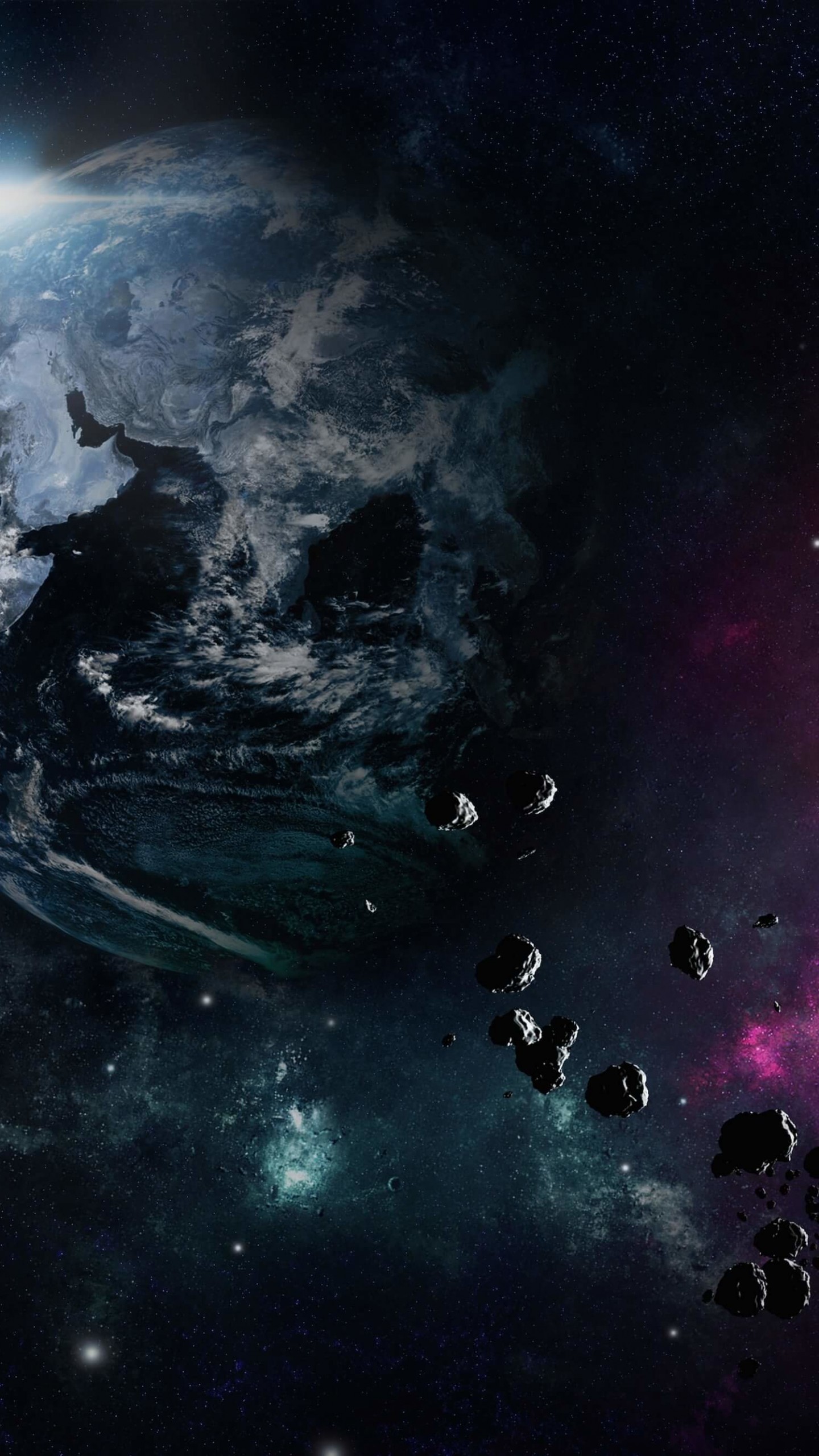 Meteors Moving in The Direction of Earth Wallpaper for LG G3