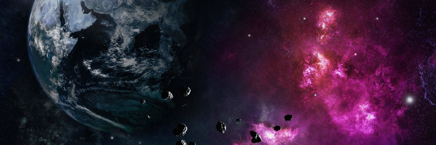 Meteors Moving in The Direction of Earth Wallpaper for Social Media Twitter Header