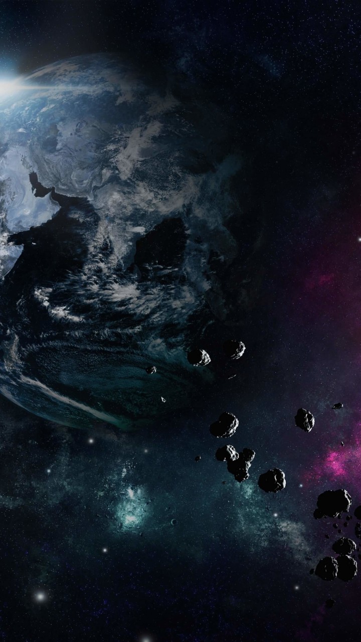 Meteors Moving in The Direction of Earth Wallpaper for Xiaomi Redmi 1S