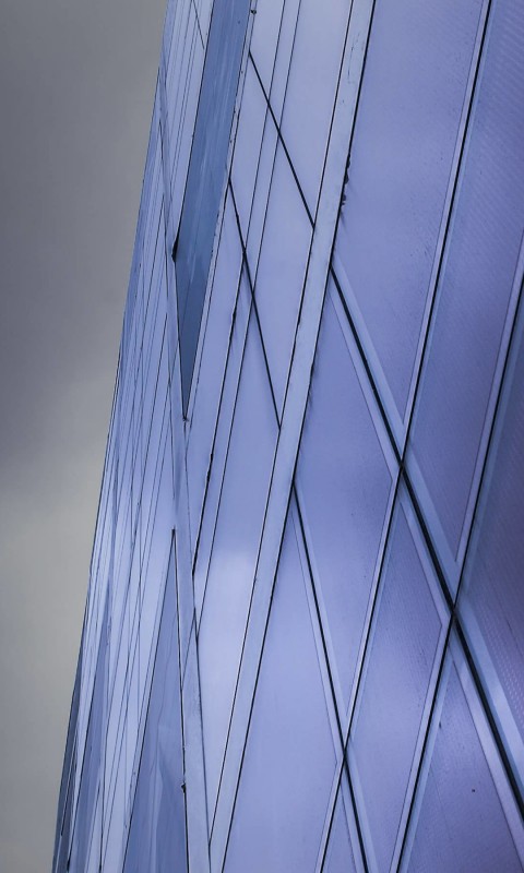 Modern Office Building Facade Wallpaper for SAMSUNG Galaxy S3 Mini