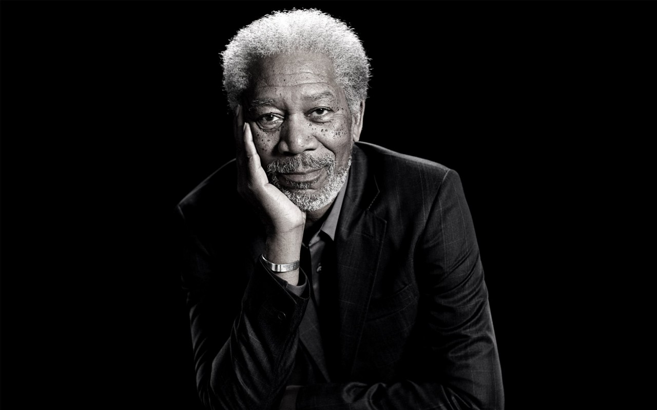 Morgan Freeman Portrait Wallpaper for Desktop 1280x800