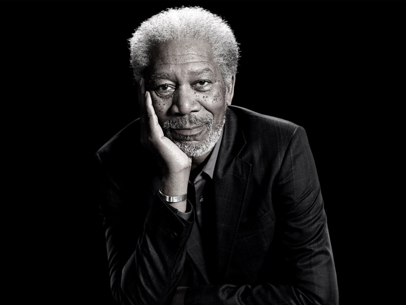 Morgan Freeman Portrait Wallpaper for Desktop 800x600