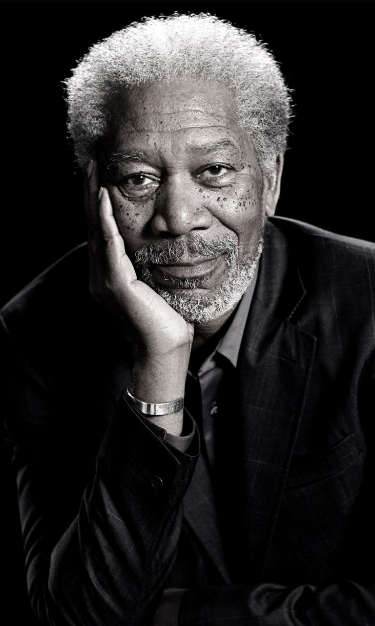 Morgan Freeman Portrait Wallpaper for Google Nexus 4