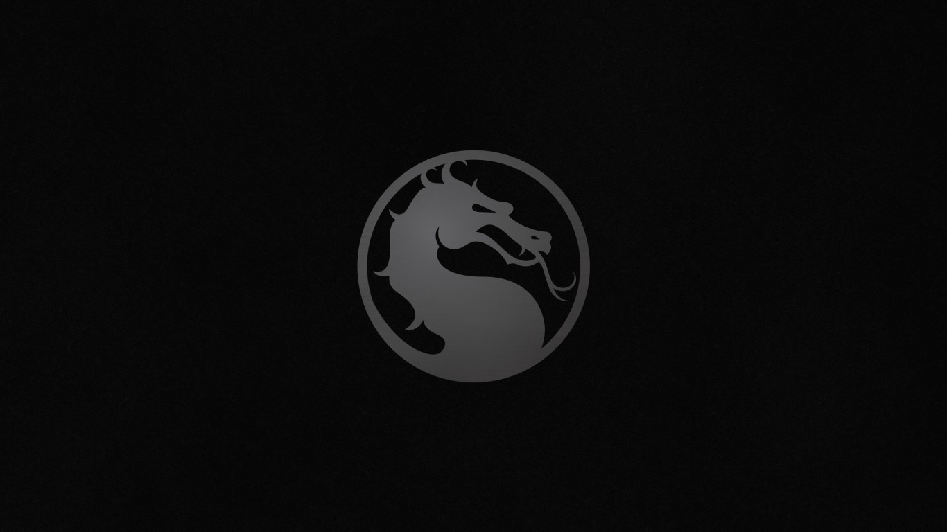 Mortal Kombat X Logo Wallpaper for Desktop 1366x768