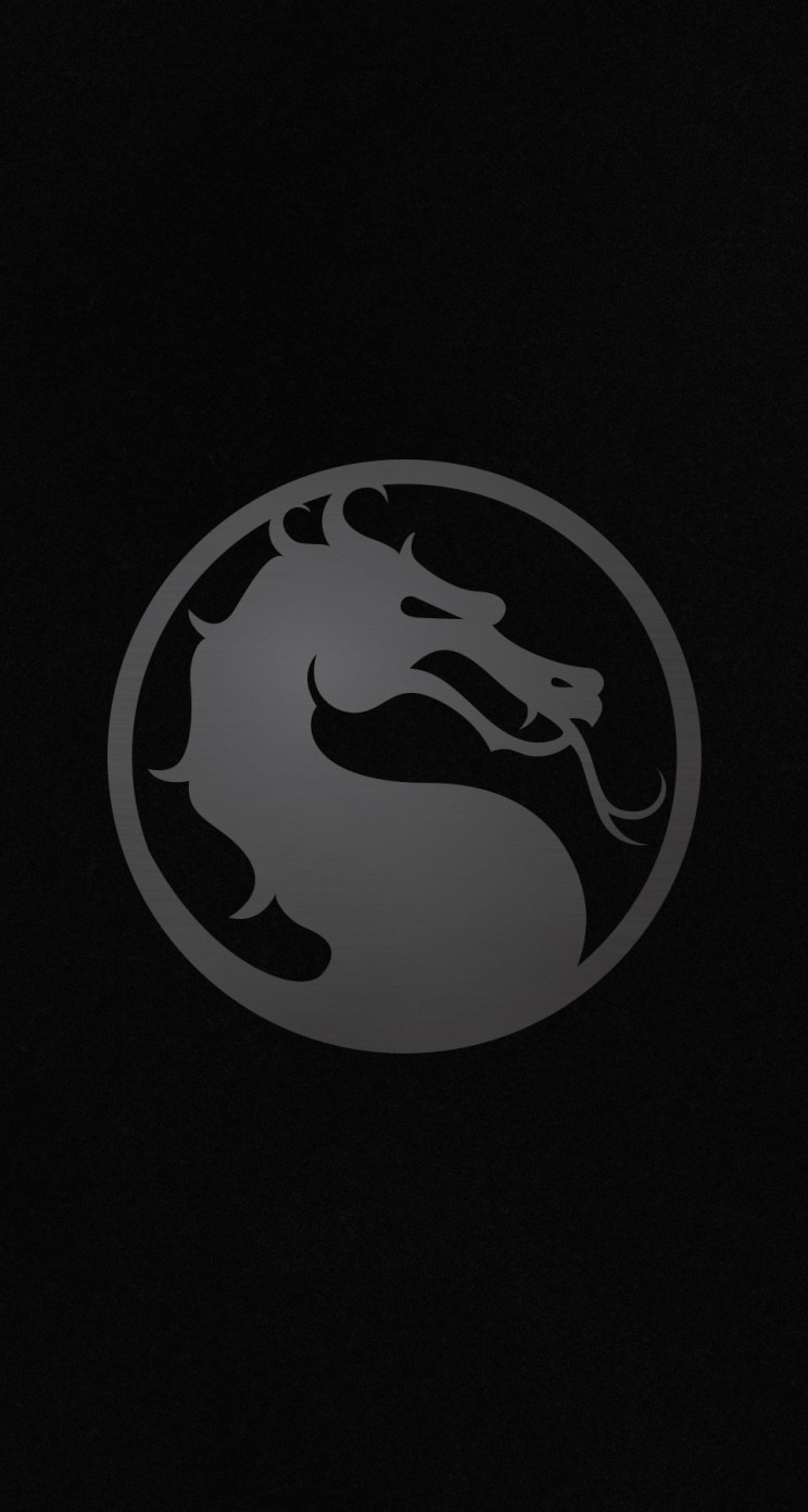 Mortal Kombat X Logo Wallpaper for Apple iPhone 5 / 5s