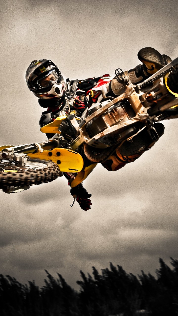 Motocross Jump Wallpaper for Motorola Droid Razr HD