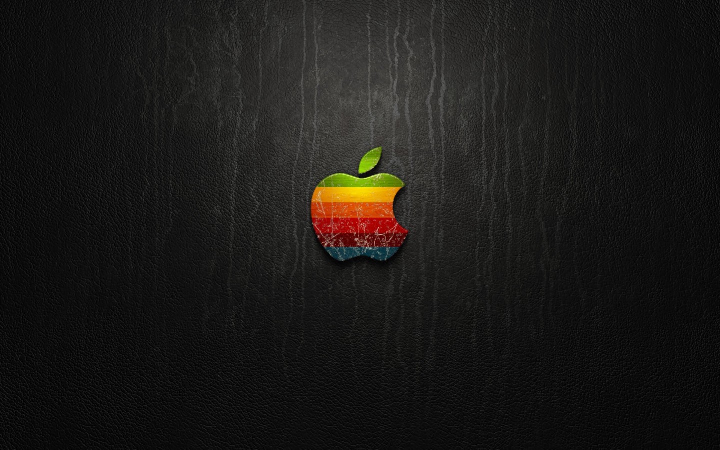 Multicolored Apple Logo Wallpaper for Desktop 1440x900