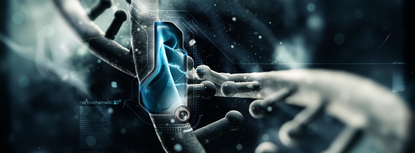 Nanotechnology Wallpaper for Social Media Facebook Cover