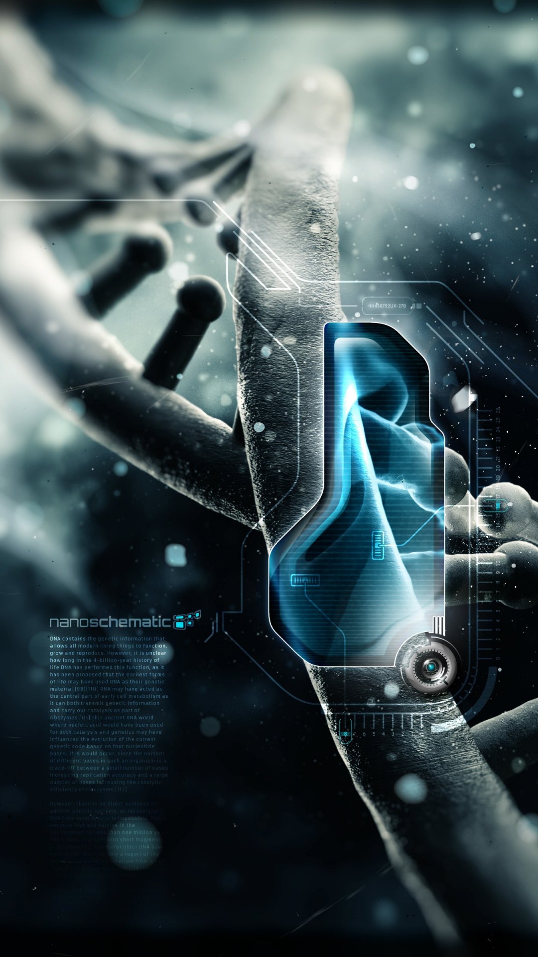 Nanotechnology Wallpaper for HTC One