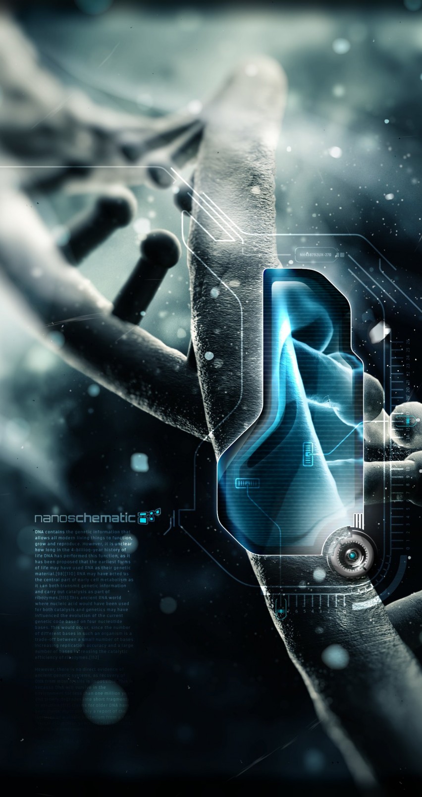 Nanotechnology Wallpaper for Apple iPhone 6 / 6s