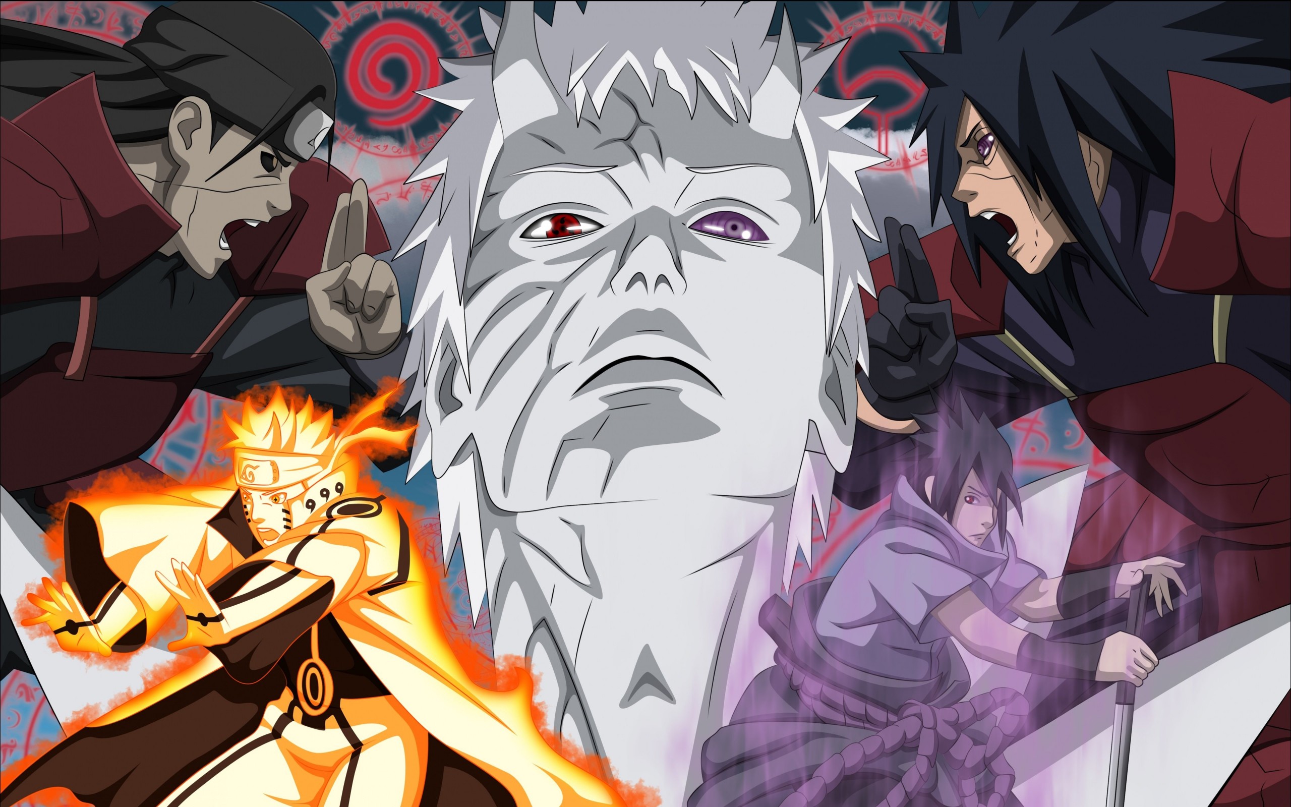 Naruto Vs. Madara Uchiha Wallpaper for Desktop 2560x1600