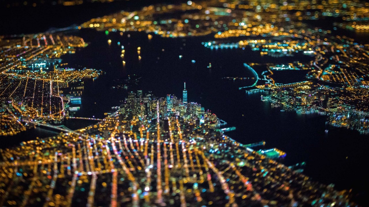 New York City From Above Wallpaper for Desktop 1280x720