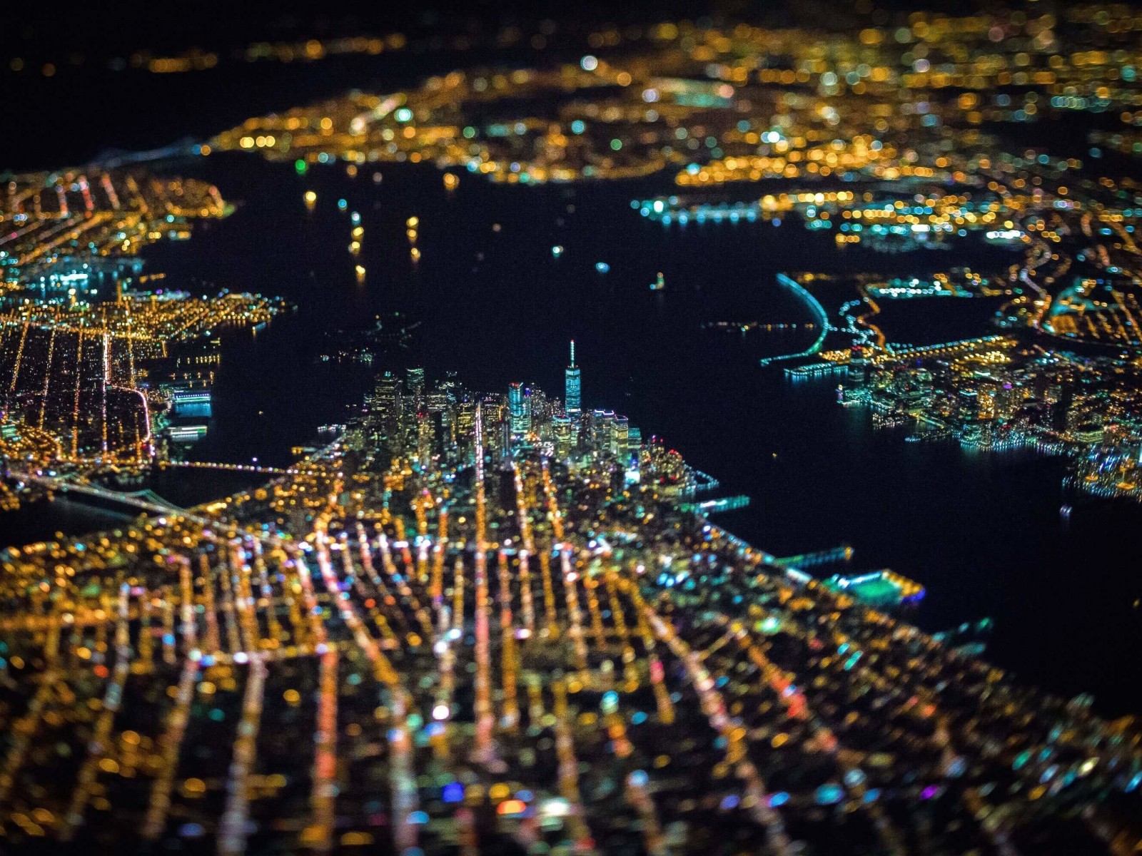 New York City From Above Wallpaper for Desktop 1600x1200