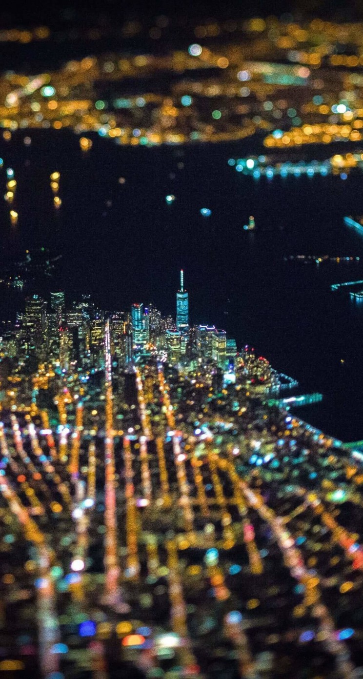 New York City From Above Wallpaper for Apple iPhone 5 / 5s