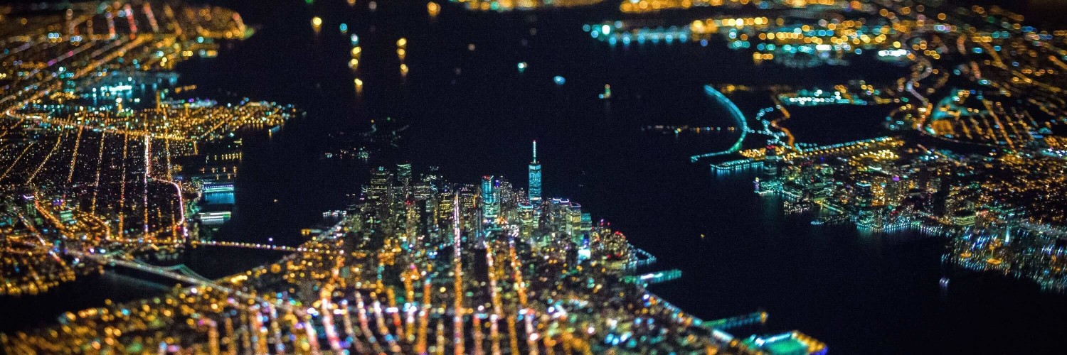 New York City From Above Wallpaper for Social Media Twitter Header