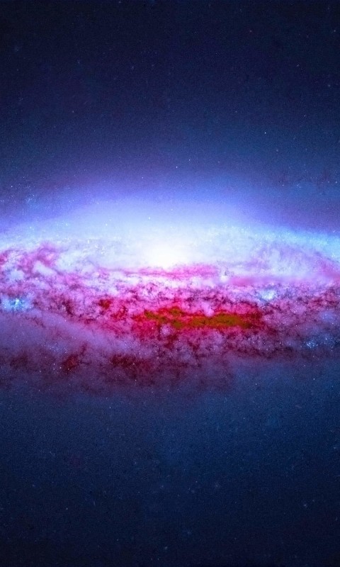 NGC 2683 Spiral Galaxy Wallpaper for SAMSUNG Galaxy S3 Mini