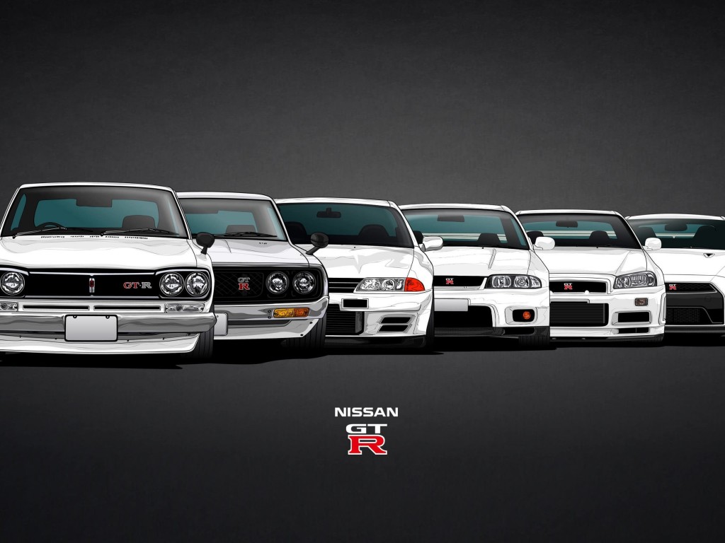 Nissan Skyline GT-R Evolution Wallpaper for Desktop 1024x768