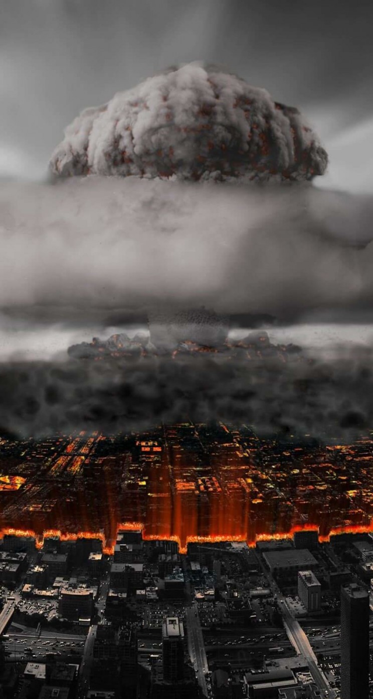 Nuclear Mushroom Cloud Wallpaper for Apple iPhone 5 / 5s
