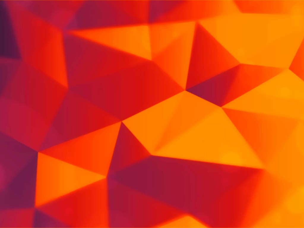 Orange Polygons Wallpaper for Desktop 1024x768