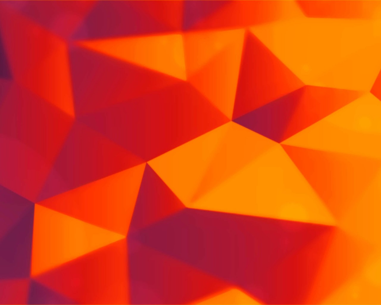 Orange Polygons Wallpaper for Desktop 1280x1024
