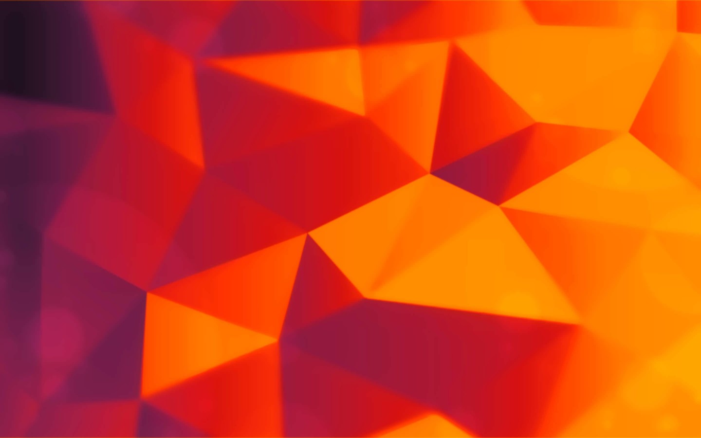 Orange Polygons Wallpaper for Desktop 1440x900