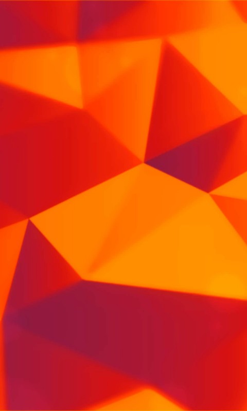 Orange Polygons Wallpaper for SAMSUNG Galaxy S3 Mini