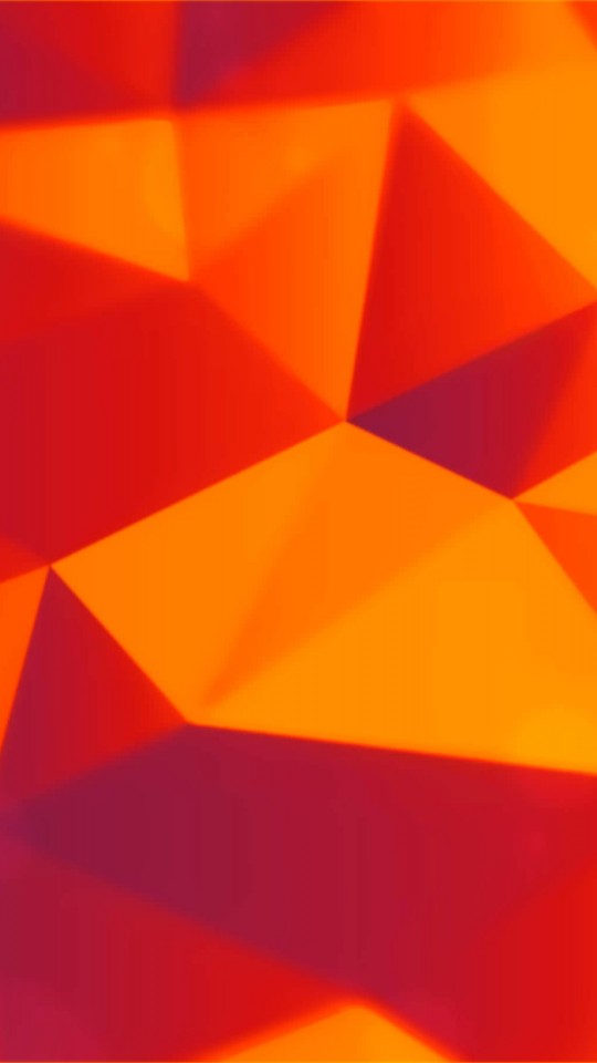 Orange Polygons Wallpaper for SAMSUNG Galaxy S4 Mini
