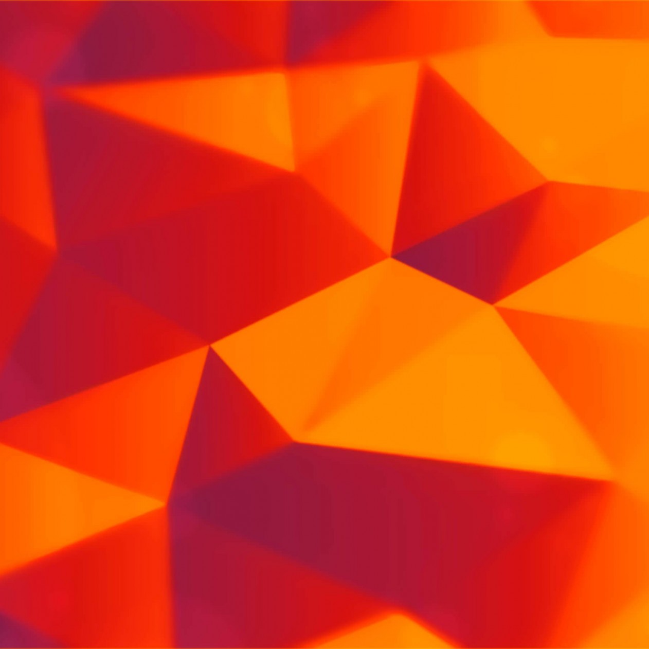 Orange Polygons Wallpaper for Apple iPad mini