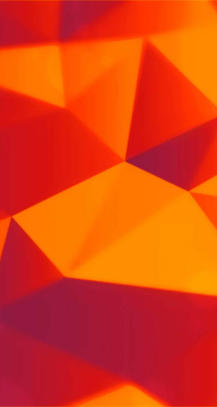 Orange Polygons Wallpaper for Apple iPhone 5 / 5s