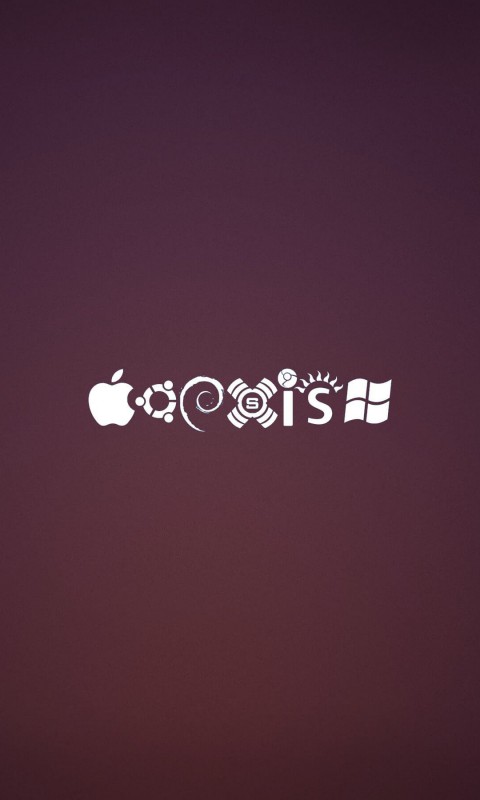 OS Coexist Wallpaper for HTC Desire HD