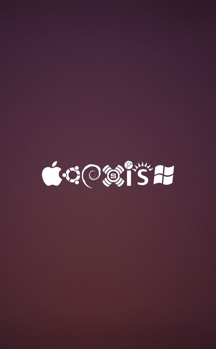 OS Coexist Wallpaper for Apple iPhone 4 / 4s