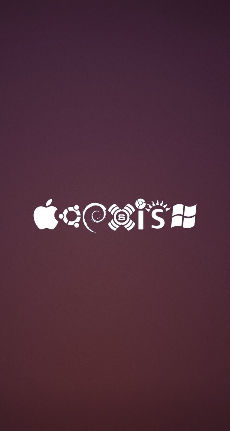 OS Coexist Wallpaper for Apple iPhone 5 / 5s