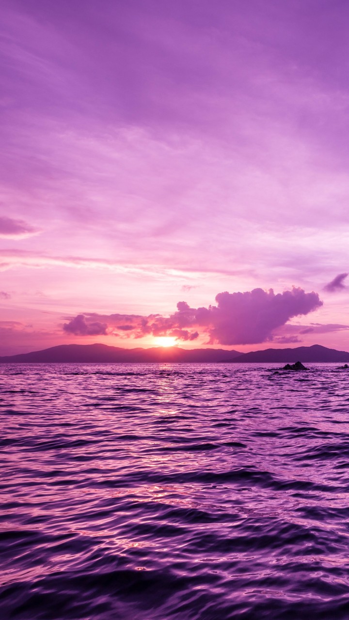 Pelican Island Sunset, British Virgin Islands Wallpaper for SAMSUNG Galaxy Note 2