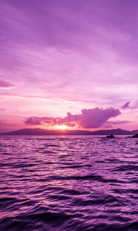 Pelican Island Sunset, British Virgin Islands Wallpaper for SAMSUNG Galaxy S3 Mini