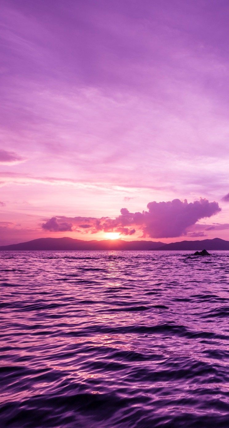Pelican Island Sunset, British Virgin Islands Wallpaper for Apple iPhone 5 / 5s