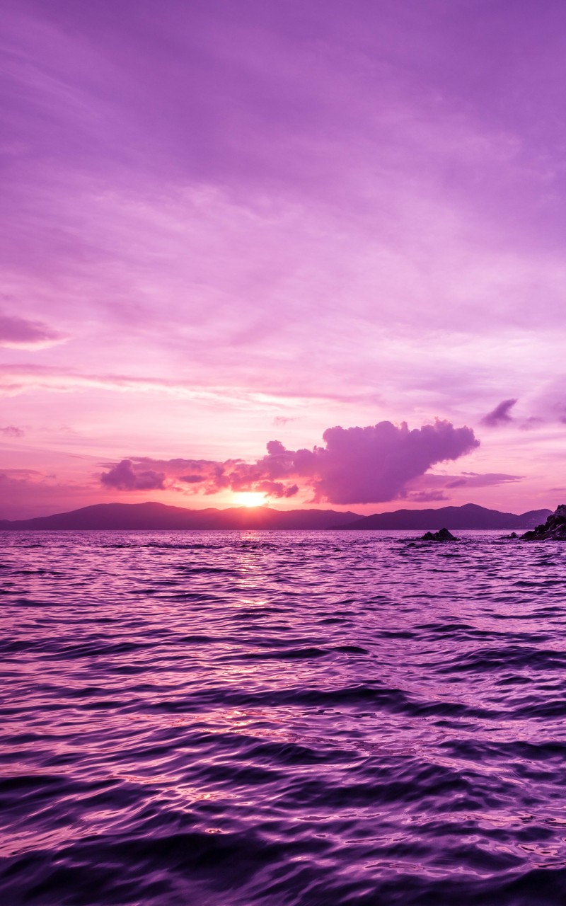 Pelican Island Sunset, British Virgin Islands Wallpaper for Amazon Kindle Fire HD