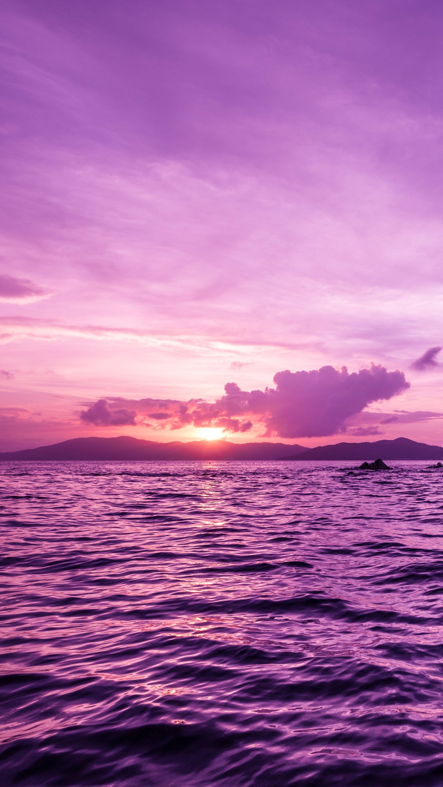 Pelican Island Sunset, British Virgin Islands Wallpaper for LG G3