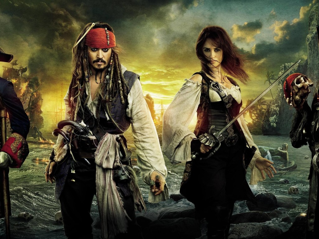 Pirates of the Caribbean: On Stranger Tides Characters Wallpaper for Desktop 1024x768