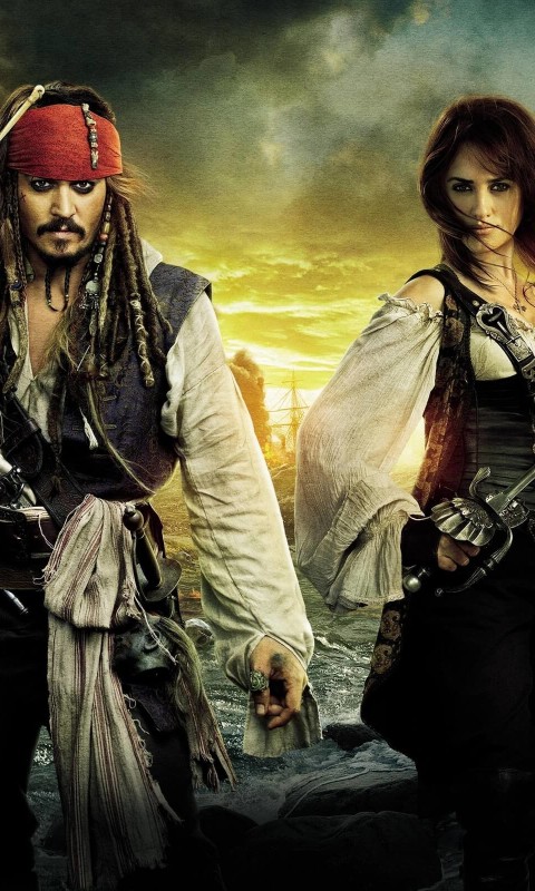 Pirates of the Caribbean: On Stranger Tides Characters Wallpaper for SAMSUNG Galaxy S3 Mini