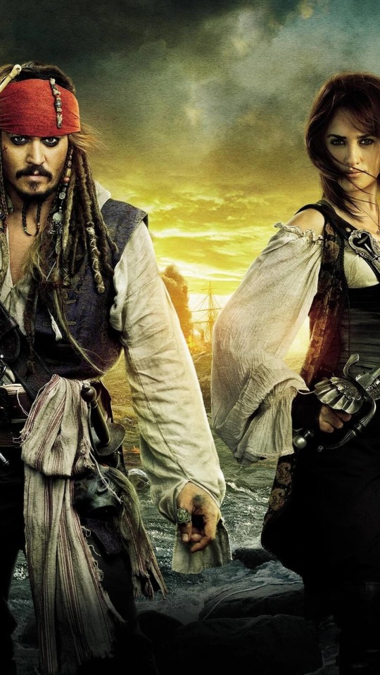 Pirates of the Caribbean: On Stranger Tides Characters Wallpaper for Motorola Moto E