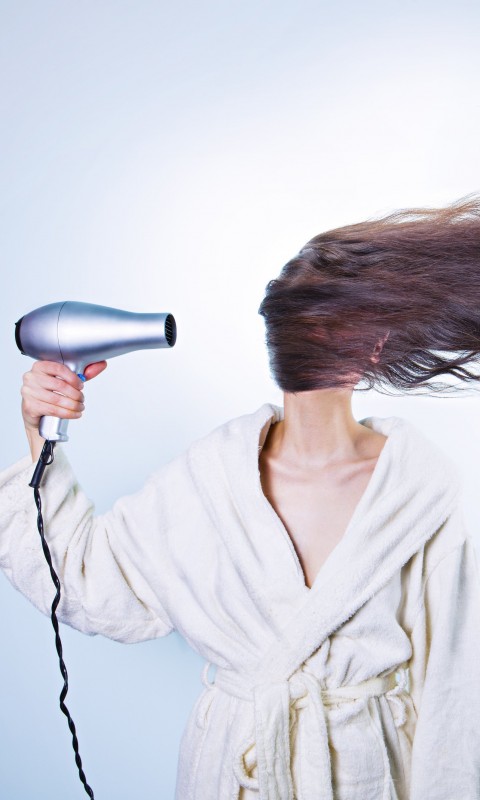 Powerful Hair Dryer Wallpaper for HTC Desire HD