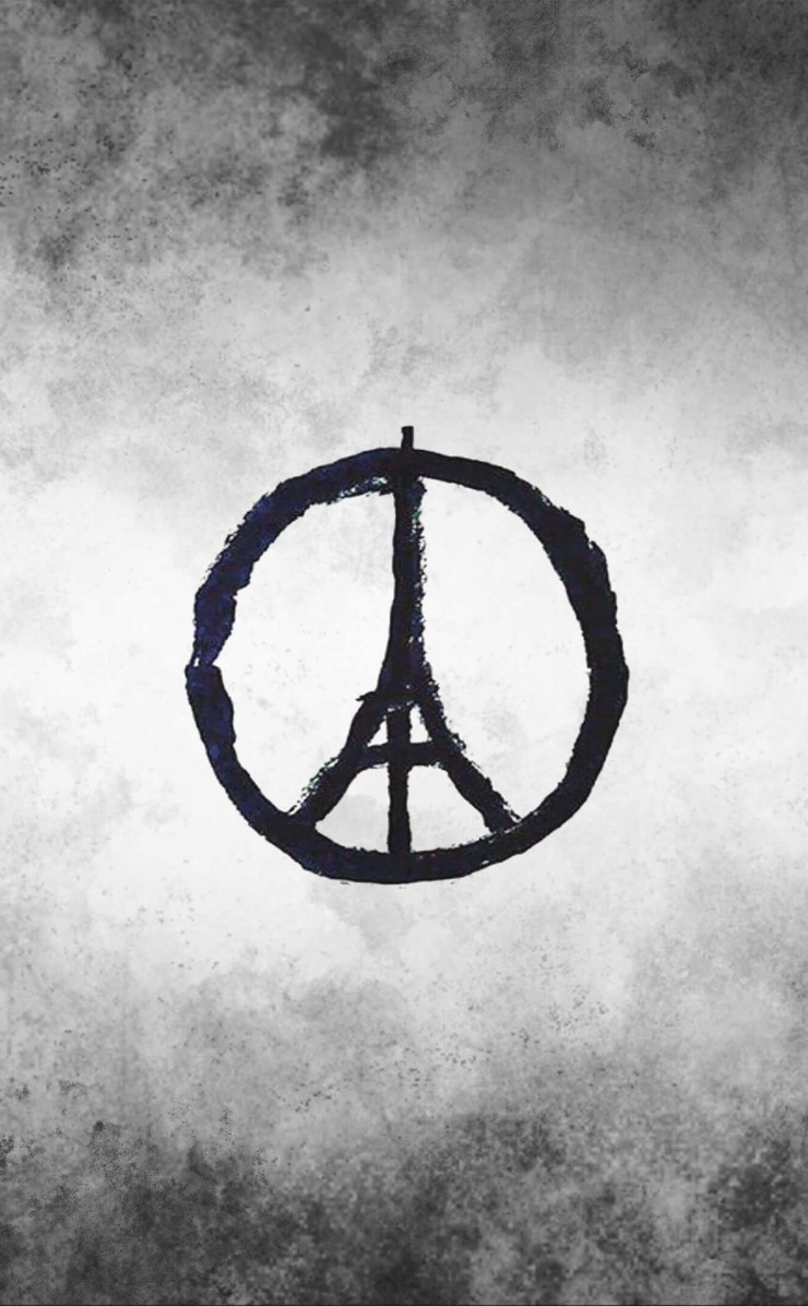 Pray For Paris Wallpaper for Apple iPhone 4 / 4s