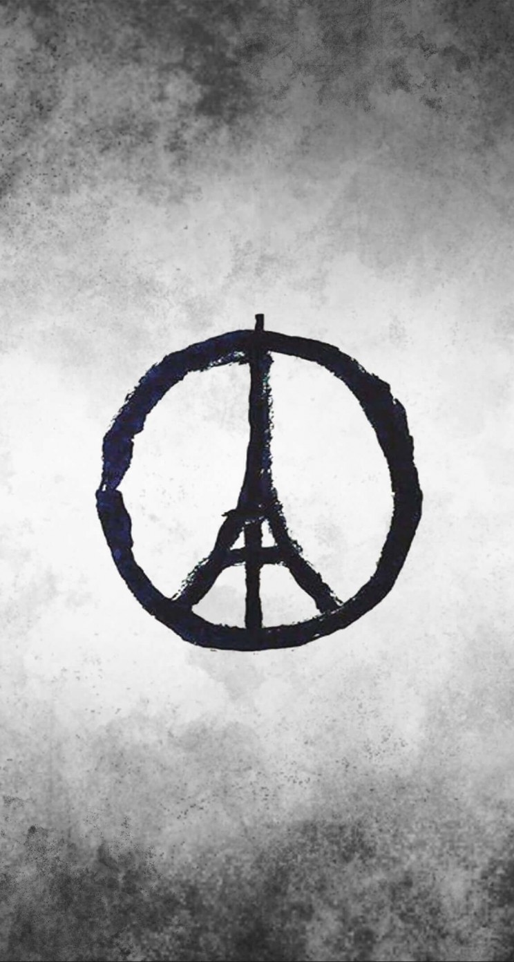 Pray For Paris Wallpaper for Apple iPhone 5 / 5s