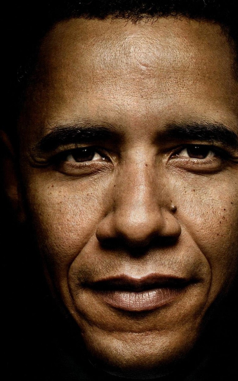 President Barack Obama Portrait Wallpaper for Amazon Kindle Fire HD