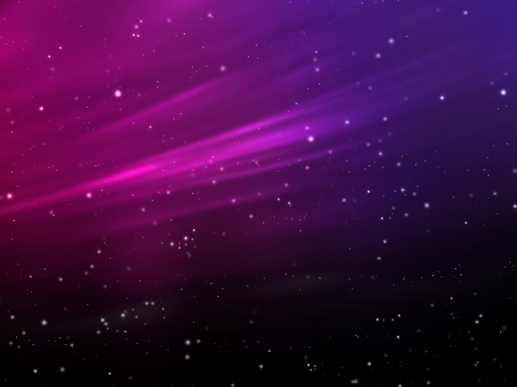Purple Aurora Sparks Wallpaper for Desktop 1024x768